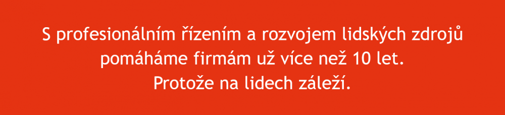 V HR pomáháme více než 10 let